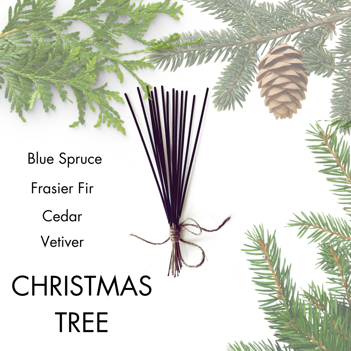 Christmas Tree Non-Toxic Incense image 1