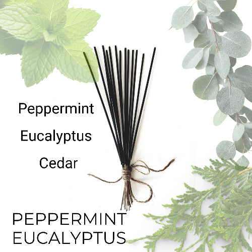 Peppermint Eucalyptus Non-Toxic Incense image 0