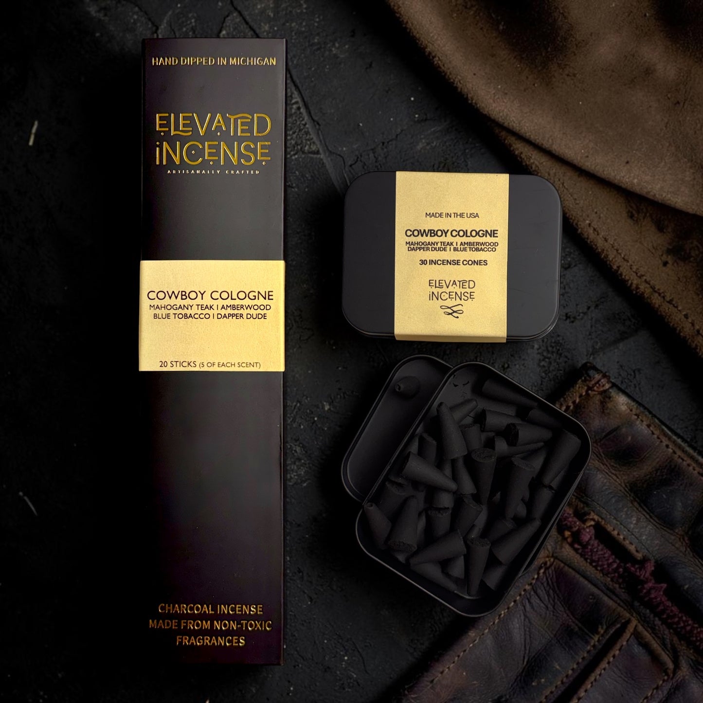 Cowboy Cologne Sampler Pack I Elevated Incense