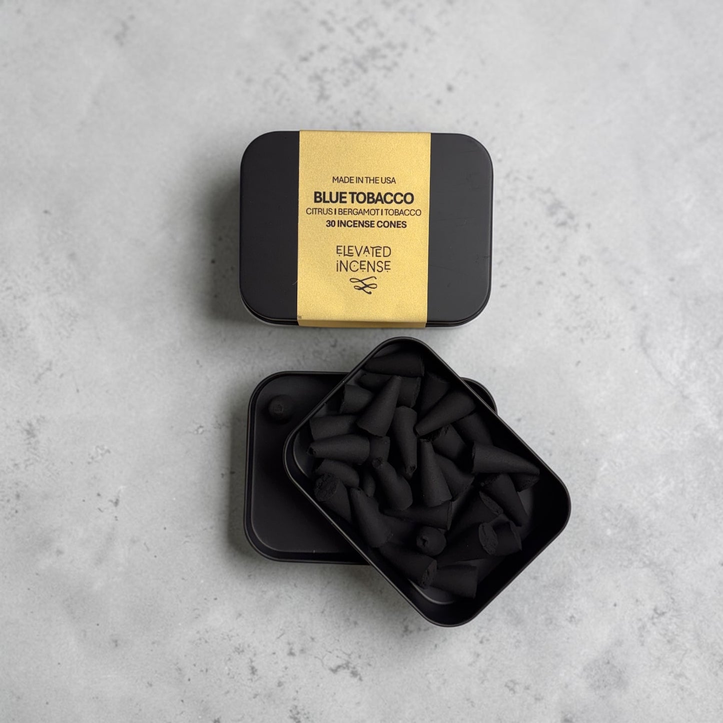 Blue Tobacco I Elevated Incense Cones