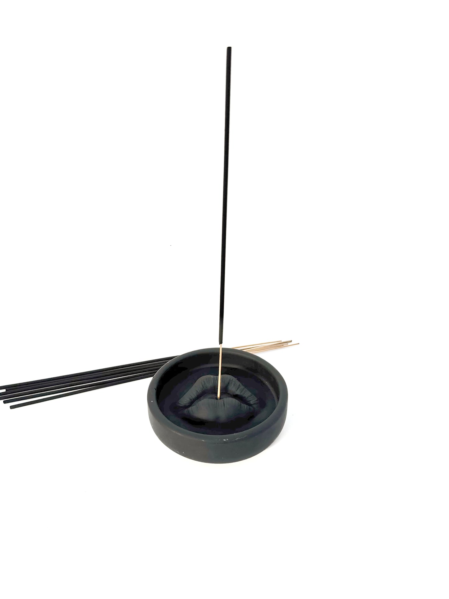 Hot Lips Incense Burner-Black image 0