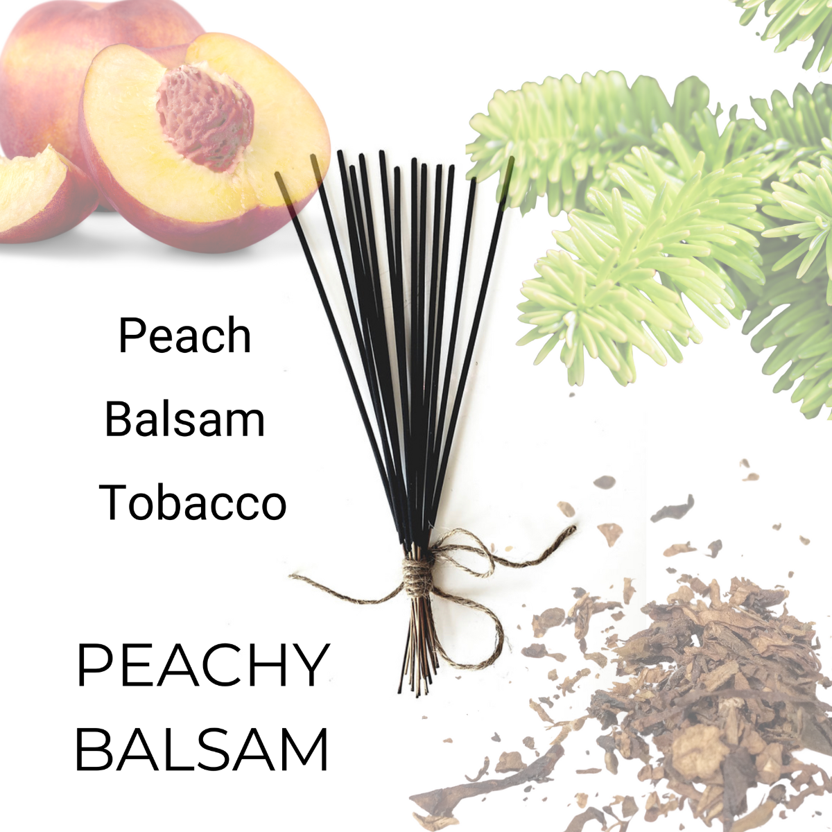 Peachy Balsam - Non-Toxic Incense image 0