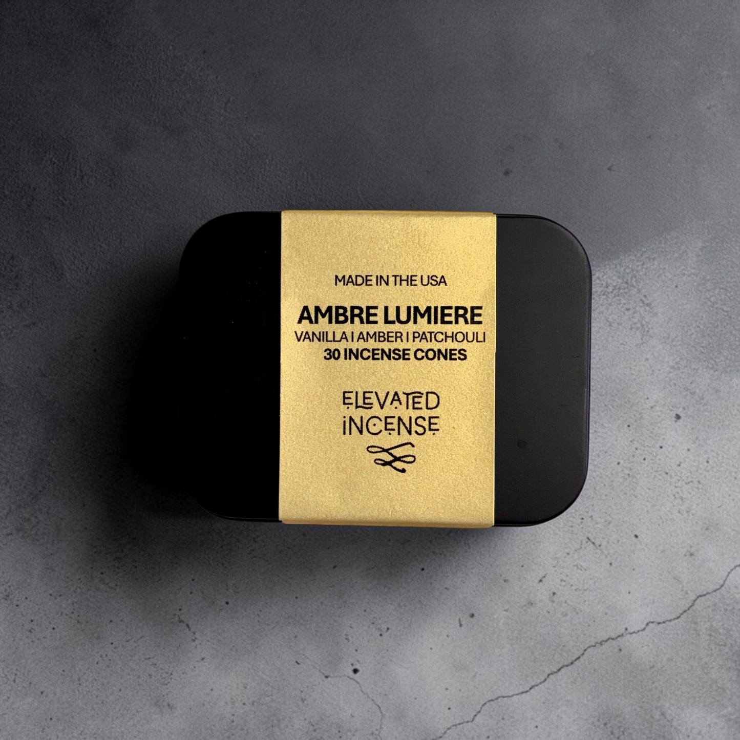 Ambre Lumiere I Elevated Incense Cones