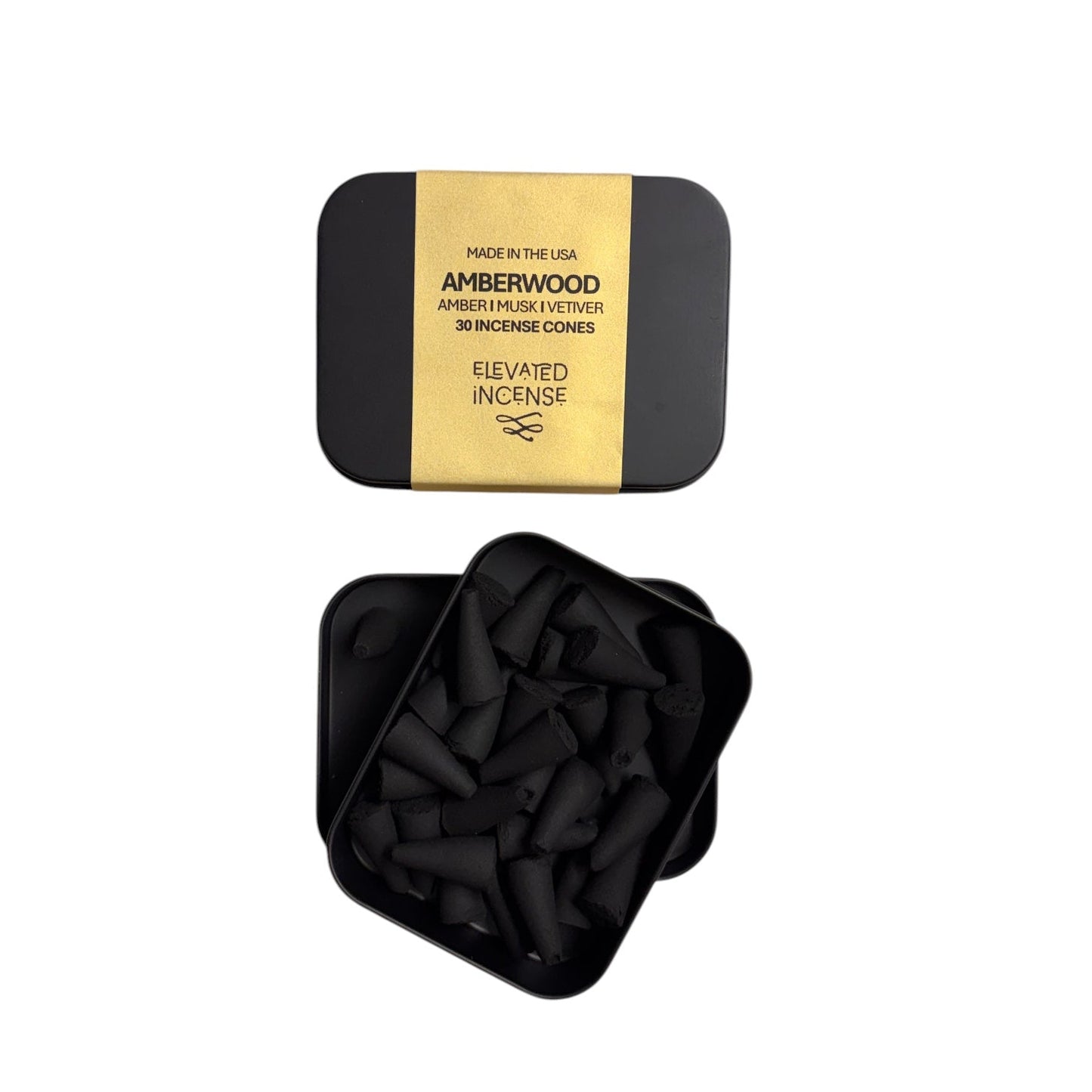 Amberwood I Elevated Incense Cones