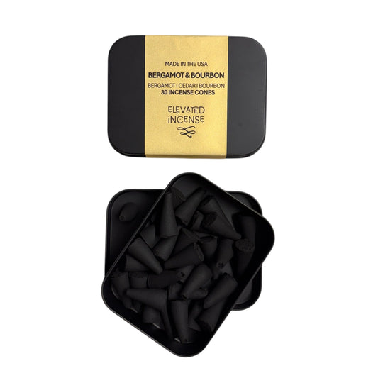 Bergamot & Bourbon I Elevated Incense Cones