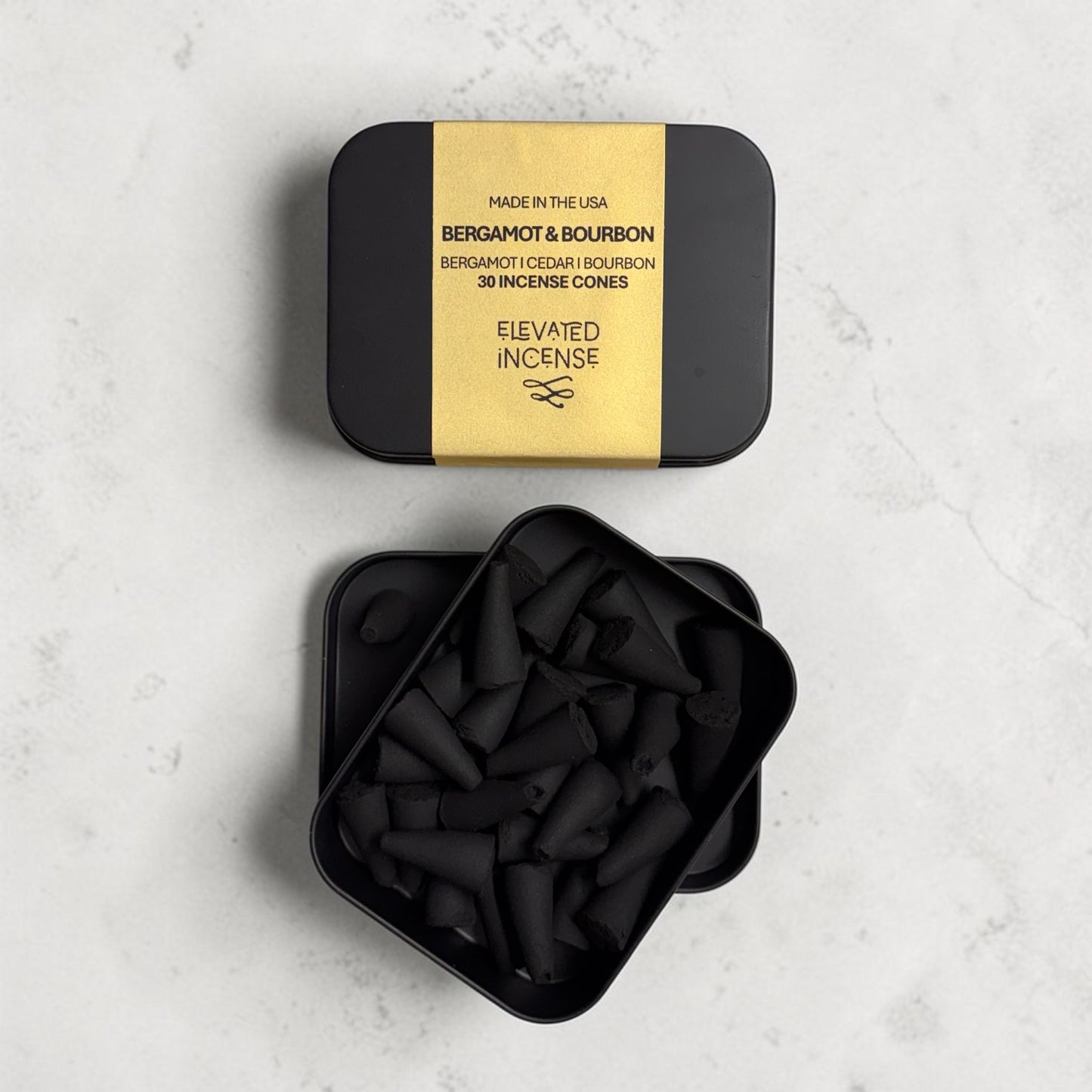 Bergamot & Bourbon I Elevated Incense Cones