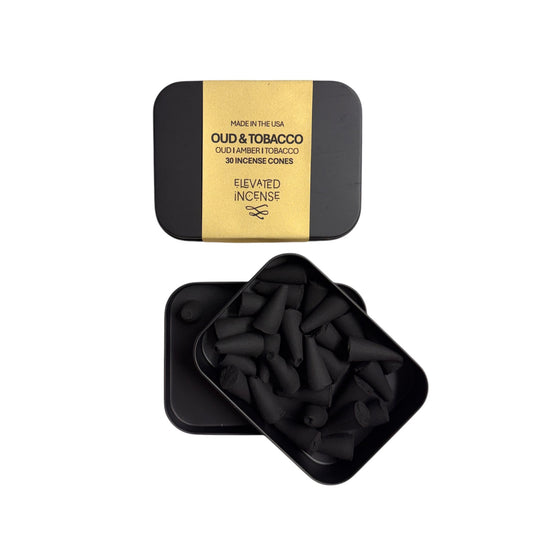 Non-Toxic Incense I Oud & Tobacco I Elevated Incense Cones