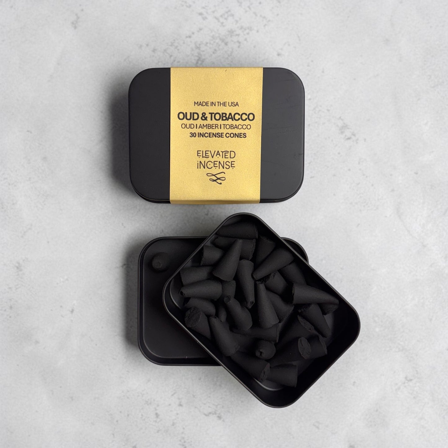 Non-Toxic Incense I Oud & Tobacco I Elevated Incense Cones