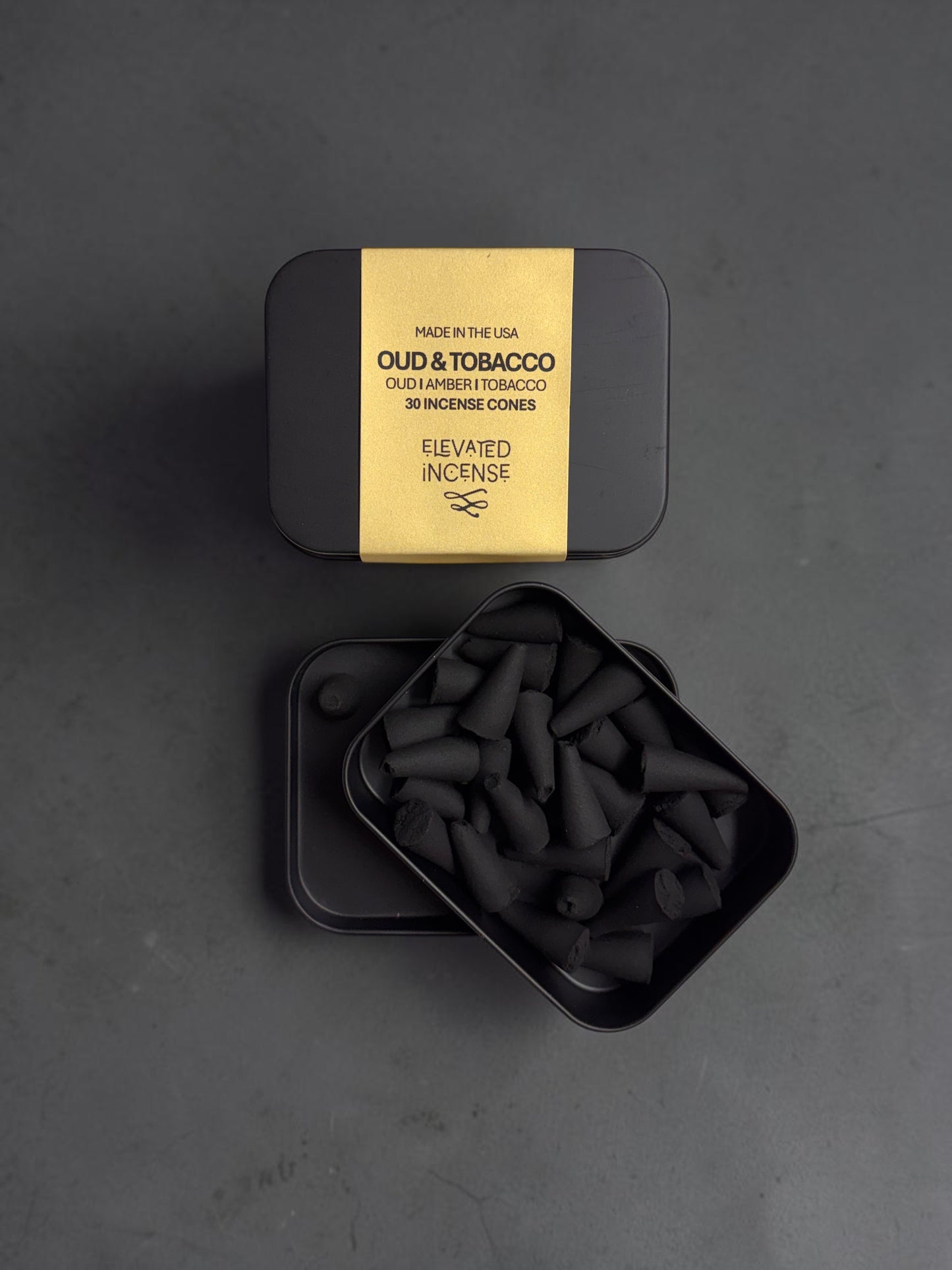 Non-Toxic Incense I Oud & Tobacco I Elevated Incense Cones