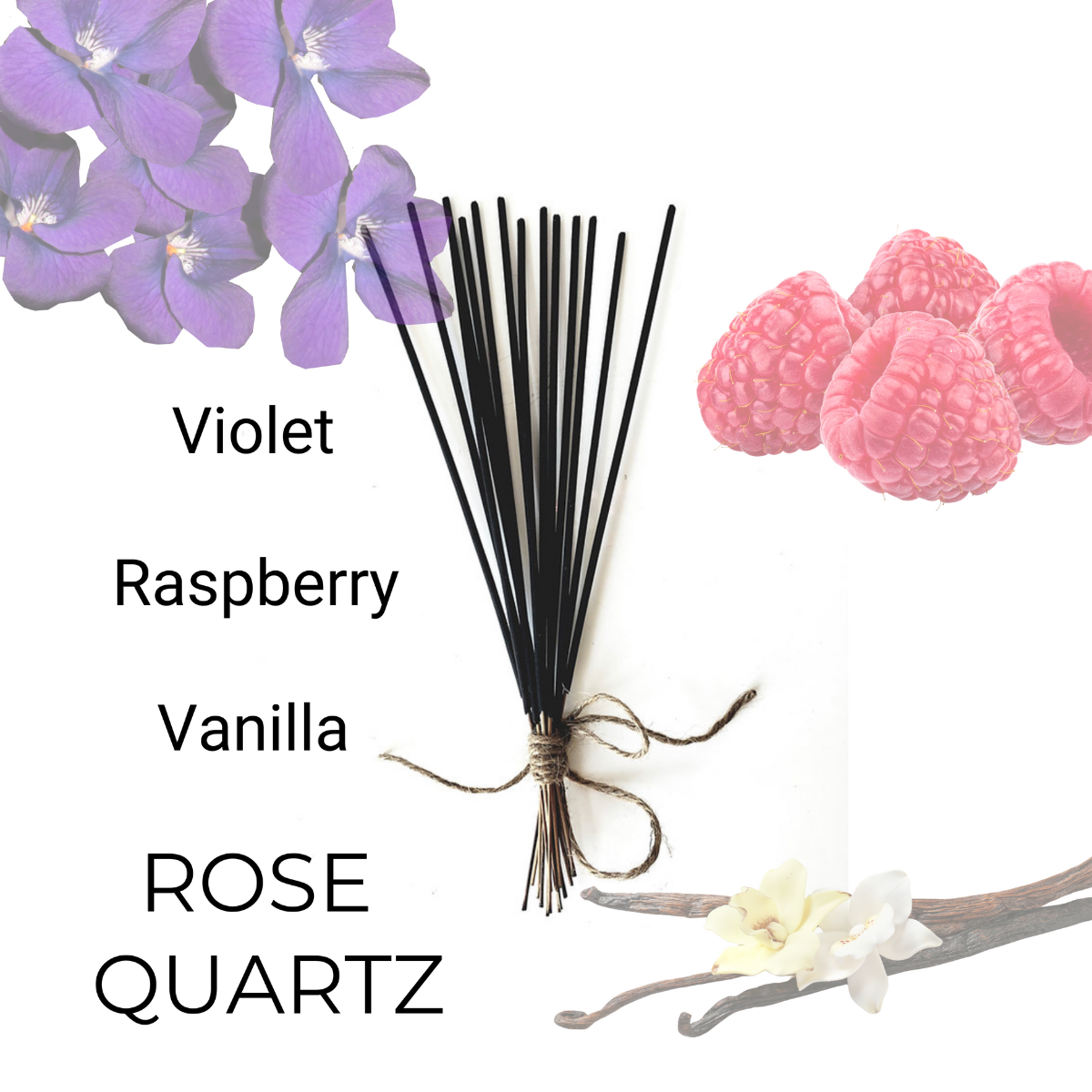 Rose Quartz Non-Toxic Incense image 0